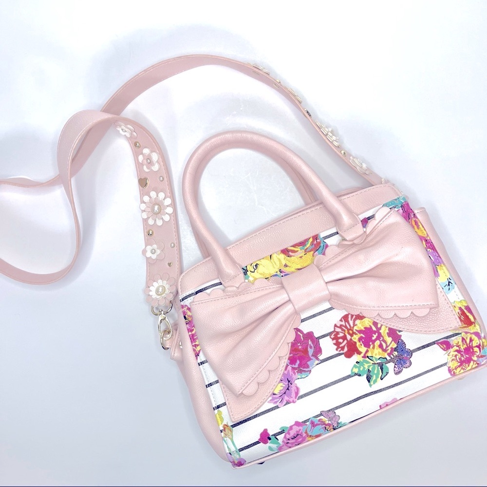 Betsey Johnson Handbag with Optional Crossbody Strap